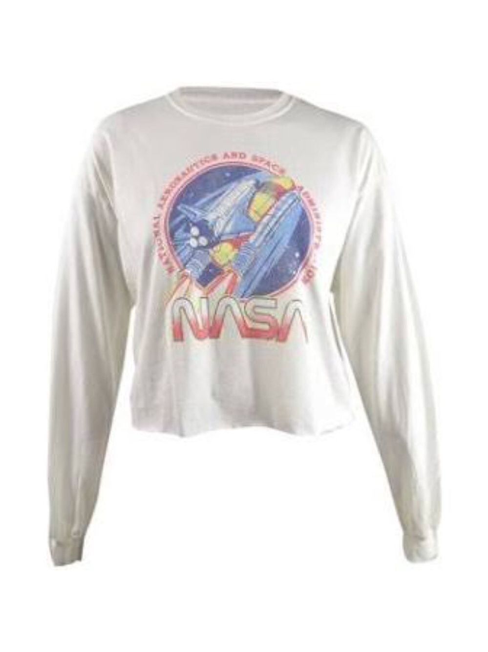 TRUE VINTAGE Nasa  Printed Long Sleeve Tee